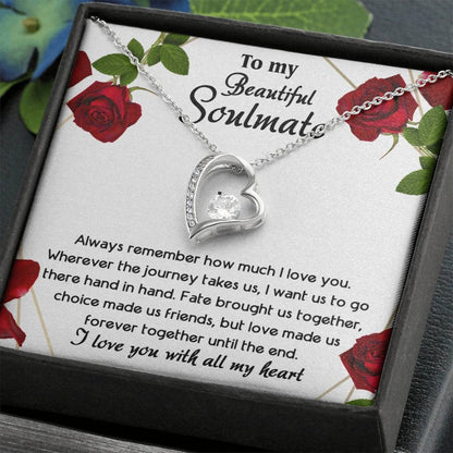 TO MY SOULMATE - GIFT FROM HUSBAND "Until The End" - Forever Love Necklace