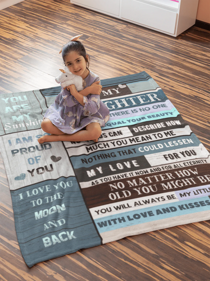 Special Gift For Your Daughter Blanket - From Dad