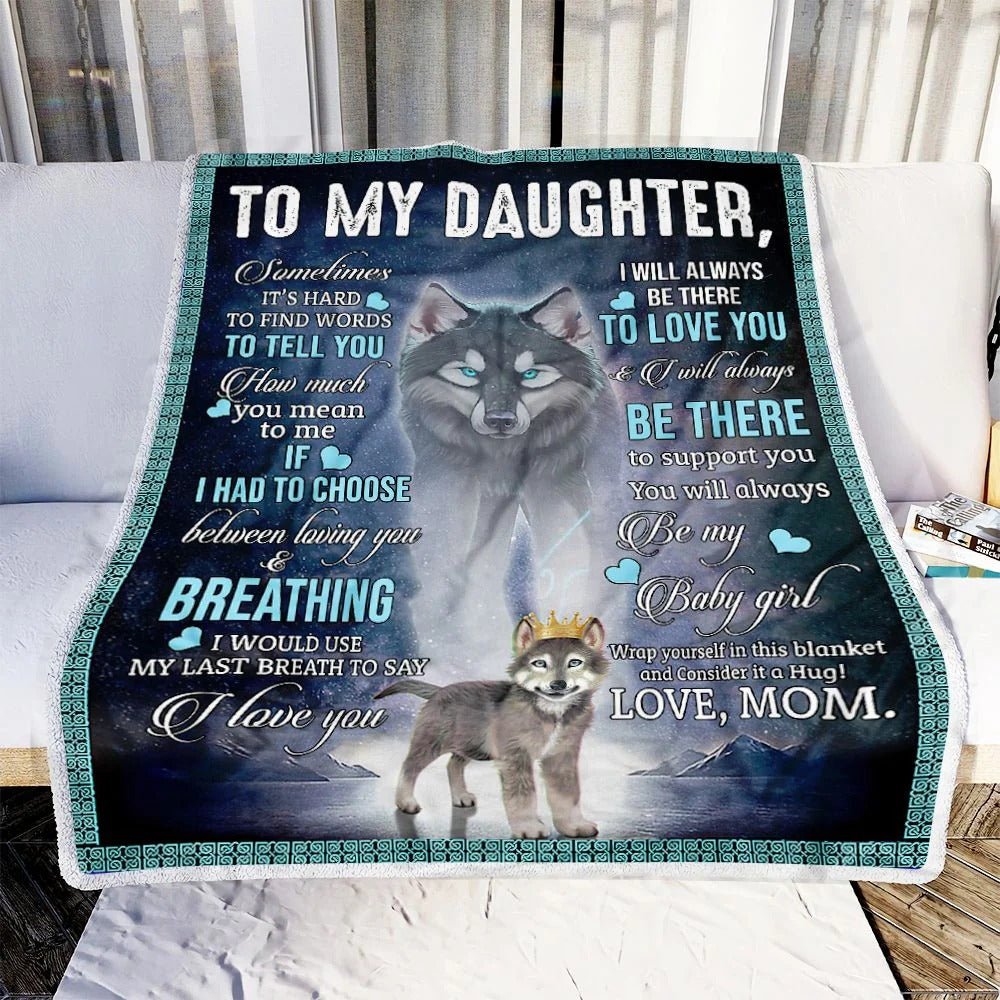 Special Gift For Your Daughter Blanket - From Mom