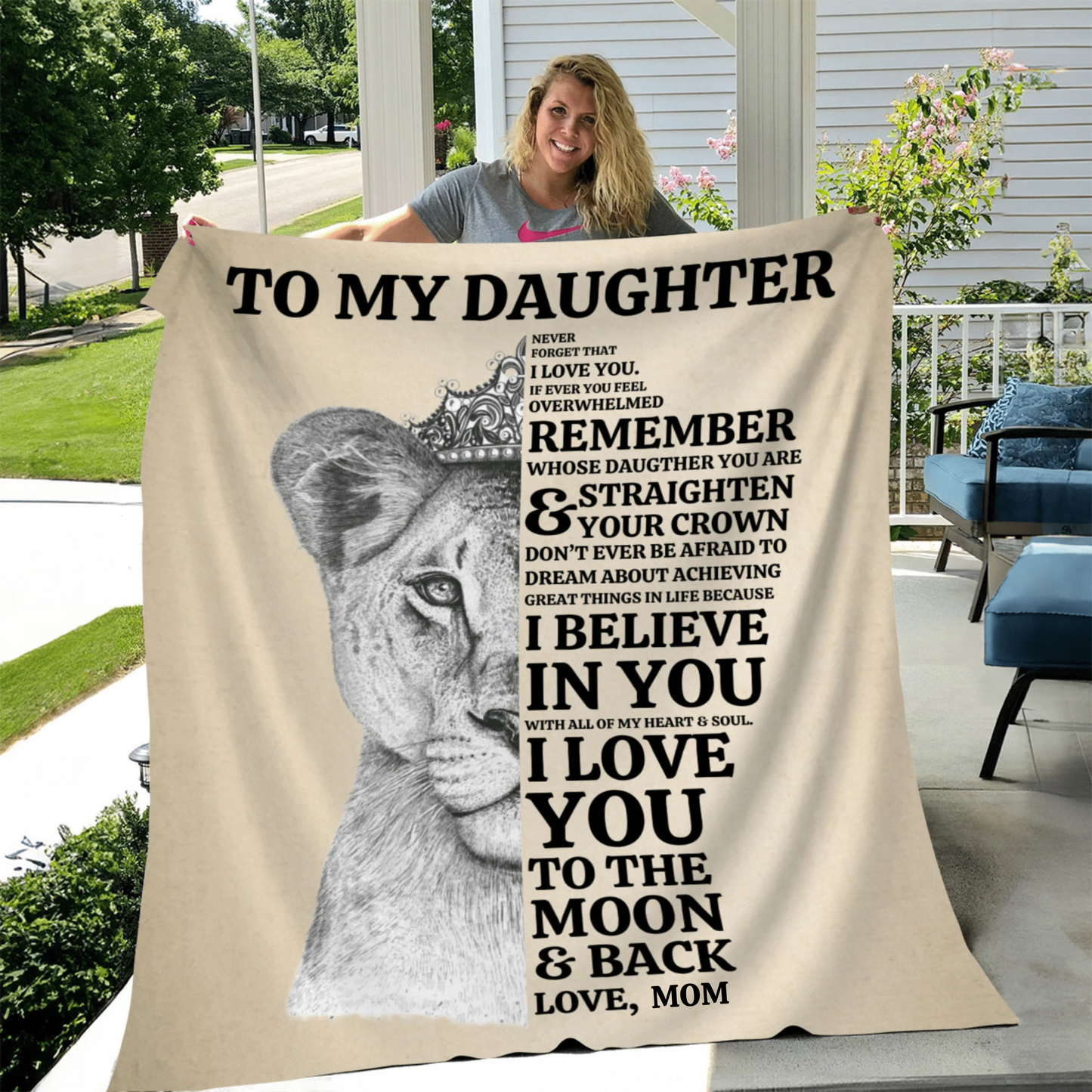 Special Gift For Your Daughter Blanket - From Mom