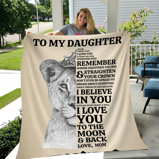 Special Gift For Your Daughter Blanket - From Mom