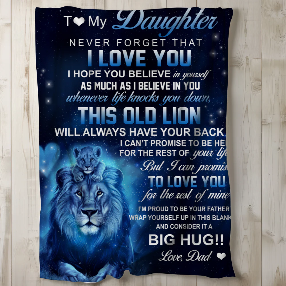 Special Gift For Your Daughter Blanket - From Dad
