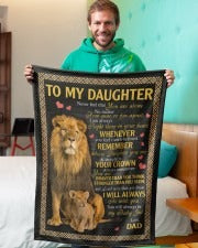Special Gift For Your Daughter Blanket "Straighten Your Crown" - From Dad (SKUB12-140)