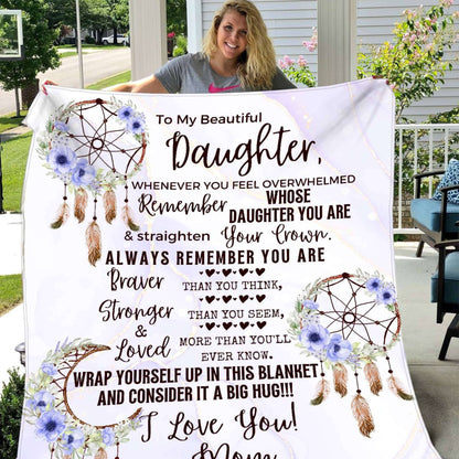 Special Gift For Your Daughter Blanket - From Mom