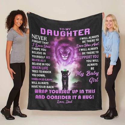 Special Gift For Your Daughter Blanket - From Dad