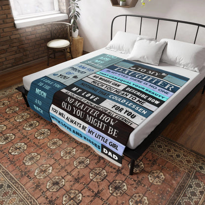 Special Gift For Your Daughter Blanket - From Dad