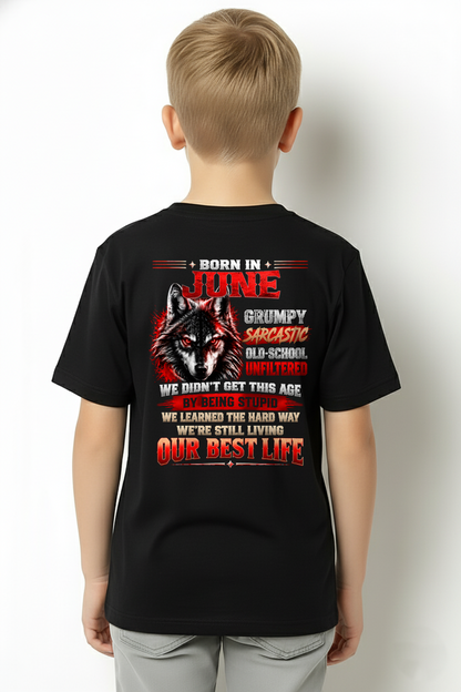 JUNE - Born In June, Grumpy Sarcastic & Living My Best Life - Gift For Men - KATE06 (SKU2609-378-06)
