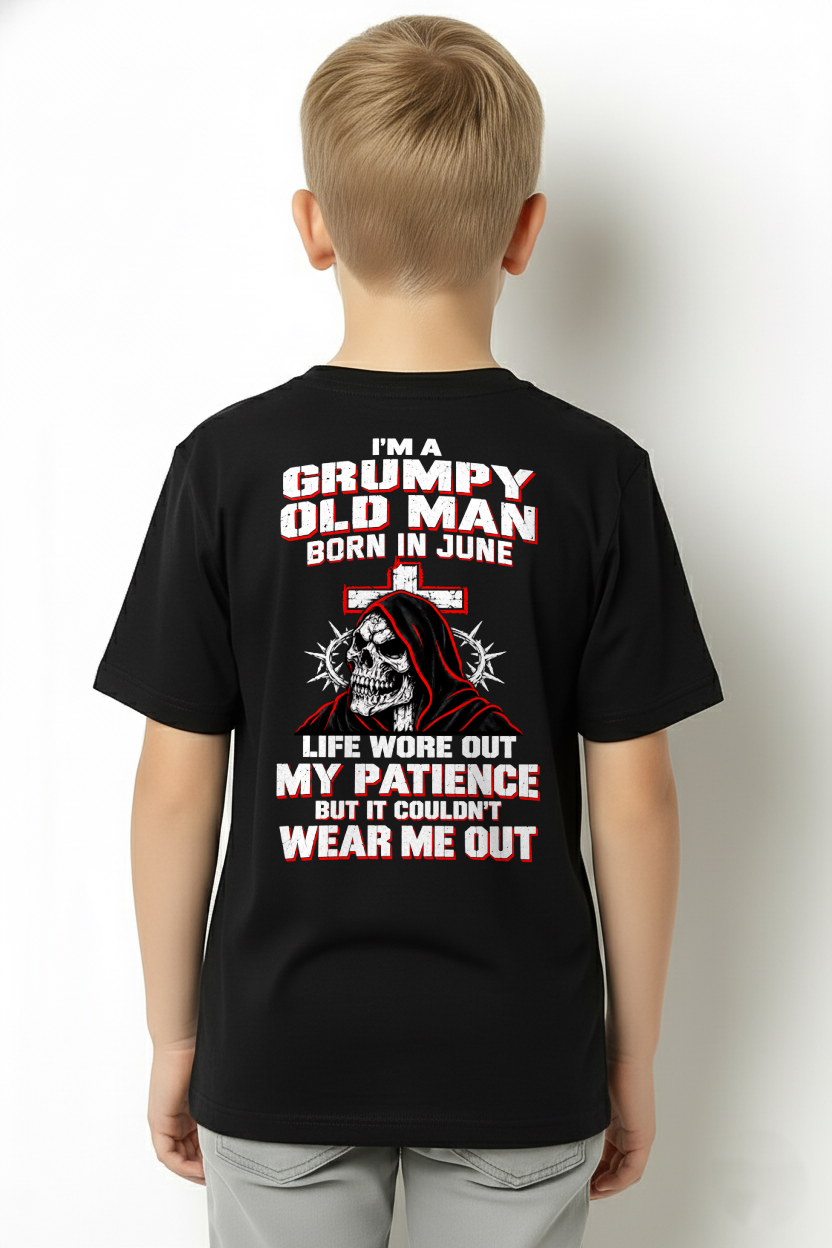 JUNE MEN'S SHIRT - I'm A Grumpy Old Man Born In June - Funny Gift For Yourself - KATE06 (SKU2609-107-06)