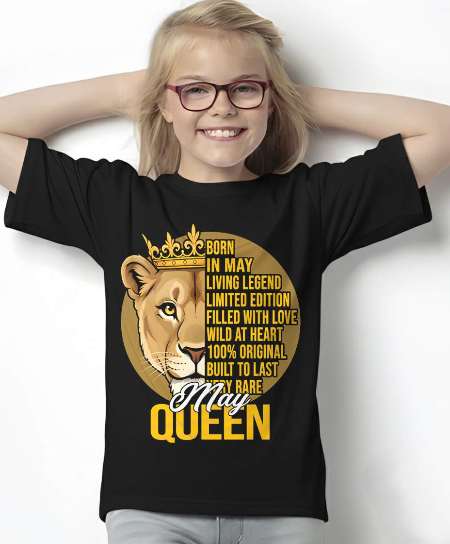 MAY – May Girl Shirt Born In May Living Legend Limited Edition Wild At Heart Very Rare (SKU2602-223-05)