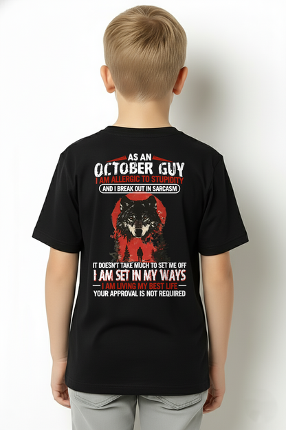 OCTOBER – Grumpy Old Man Sarcasm Shirt – Funny Birthday Gift for Men (SKU2604-115-10)