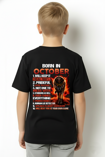 OCTOBER MEN'S SHIRT - Born In October - Funny Gift For Yourself - KATE10 (SKU2609-19-10)