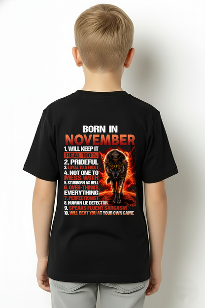 NOVEMBER MEN'S SHIRT - Born In November - Funny Gift For Yourself - KATE11 (SKU2609-19-11)