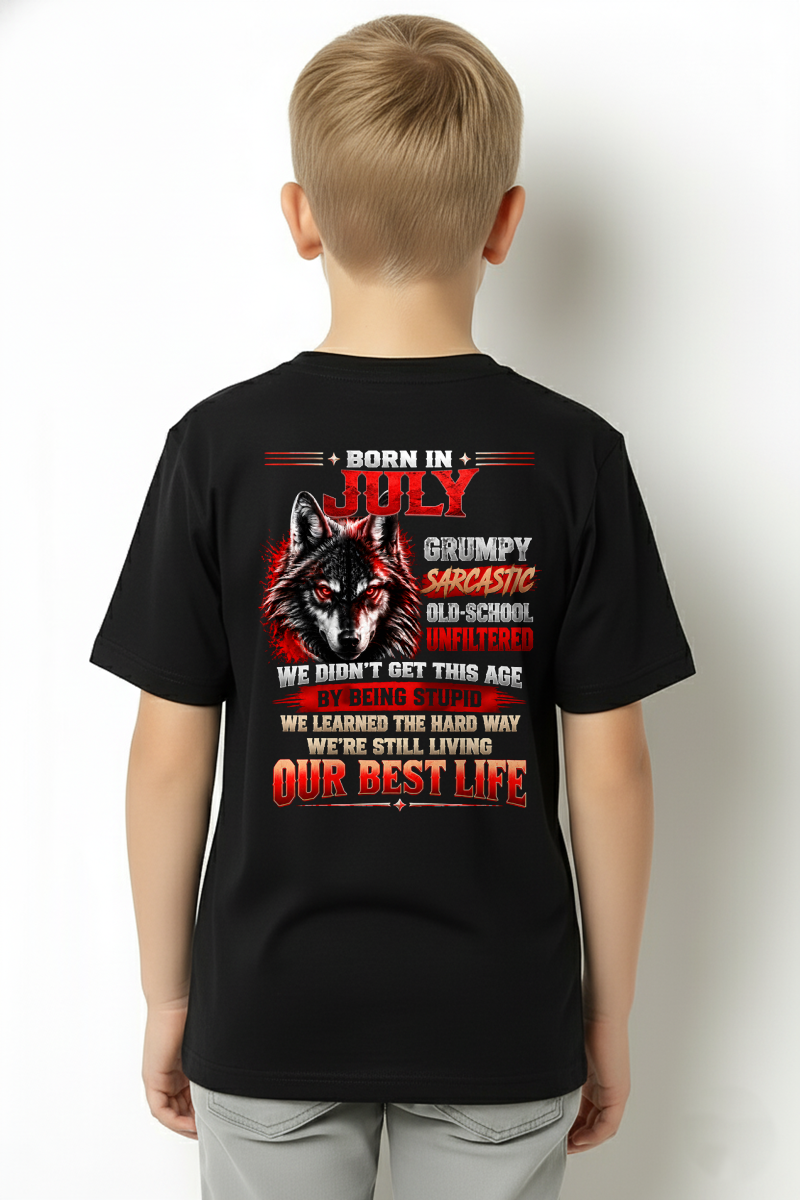 JULY - Born In July, Grumpy Sarcastic & Living My Best Life - Gift For Men - KATE07 (SKU2609-378-07)