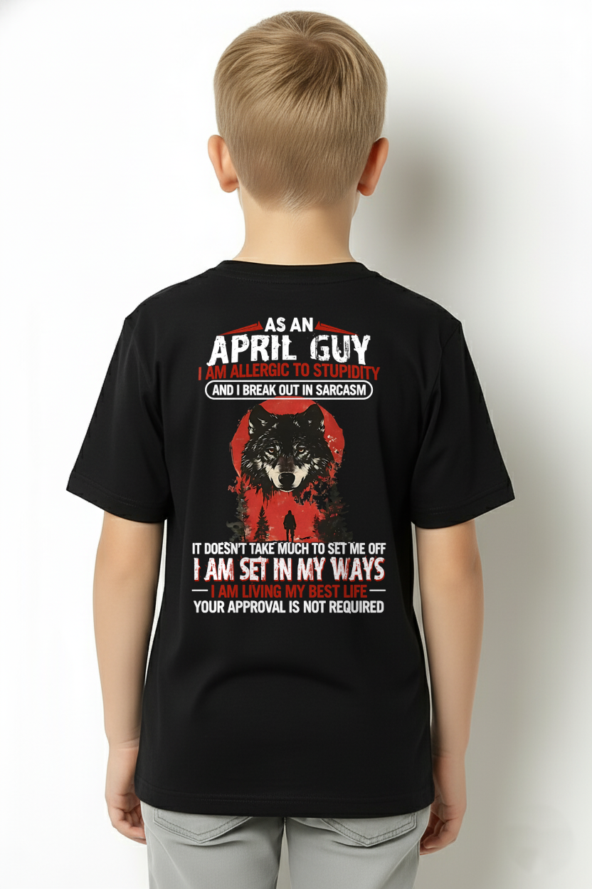APRIL – Grumpy Old Man Sarcasm Shirt – Funny Birthday Gift for Men (SKU2604-115-04)