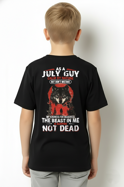JULY GUY SHIRT – Calm By Nature But Don’t Mistake My Kindness For Weakness – Wolf Shirt Gift For Men (SKU2605-154-07)