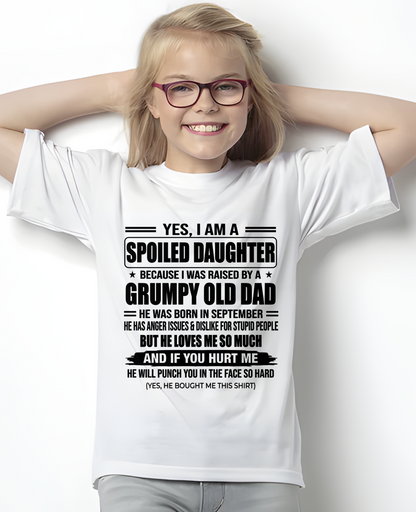SEPTEMBER - GRUMPY DAD - PERFECT GIFT FOR YOUR DAUGHTER - (SKU2606-270-09)