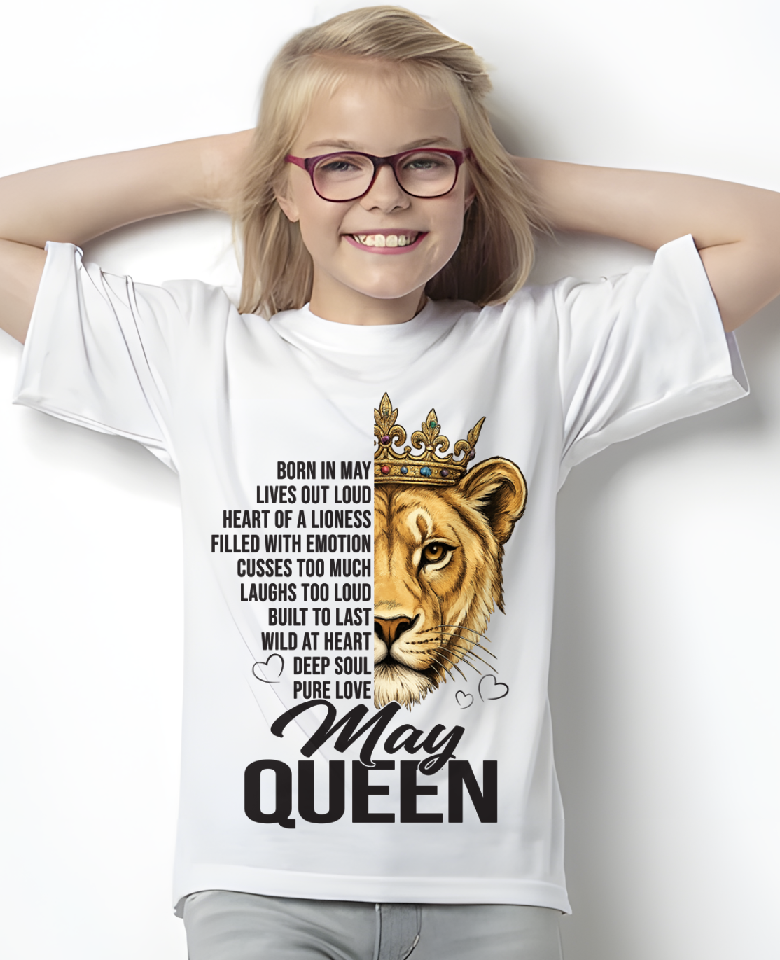 MAY – May Queen – Born In May – Living Legend Wild At Heart Very Rare – Birthday Gift – Women Shirt (SKU2603-27-05)