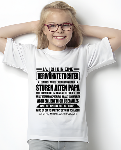 JANUAR - GRUMMELIGER PAPA - PERFEKTES GESCHENK FÜR DEINE TOCHTER - (SKU2606-272-01)
