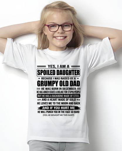 DECEMBER - GRUMPY DAD - PERFECT GIFT FROM DAD TO DAUGHTER - (SKU2606-144-12)
