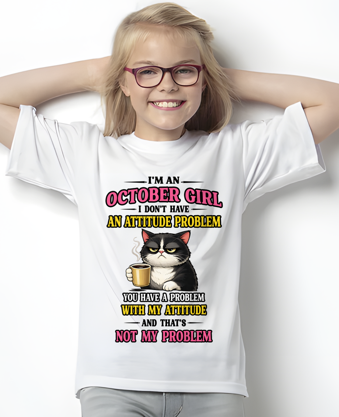 OCTOBER - AWESOME GIRL - PERFECT GIFT FOR YOURSELF - (SKU2604-59-10)