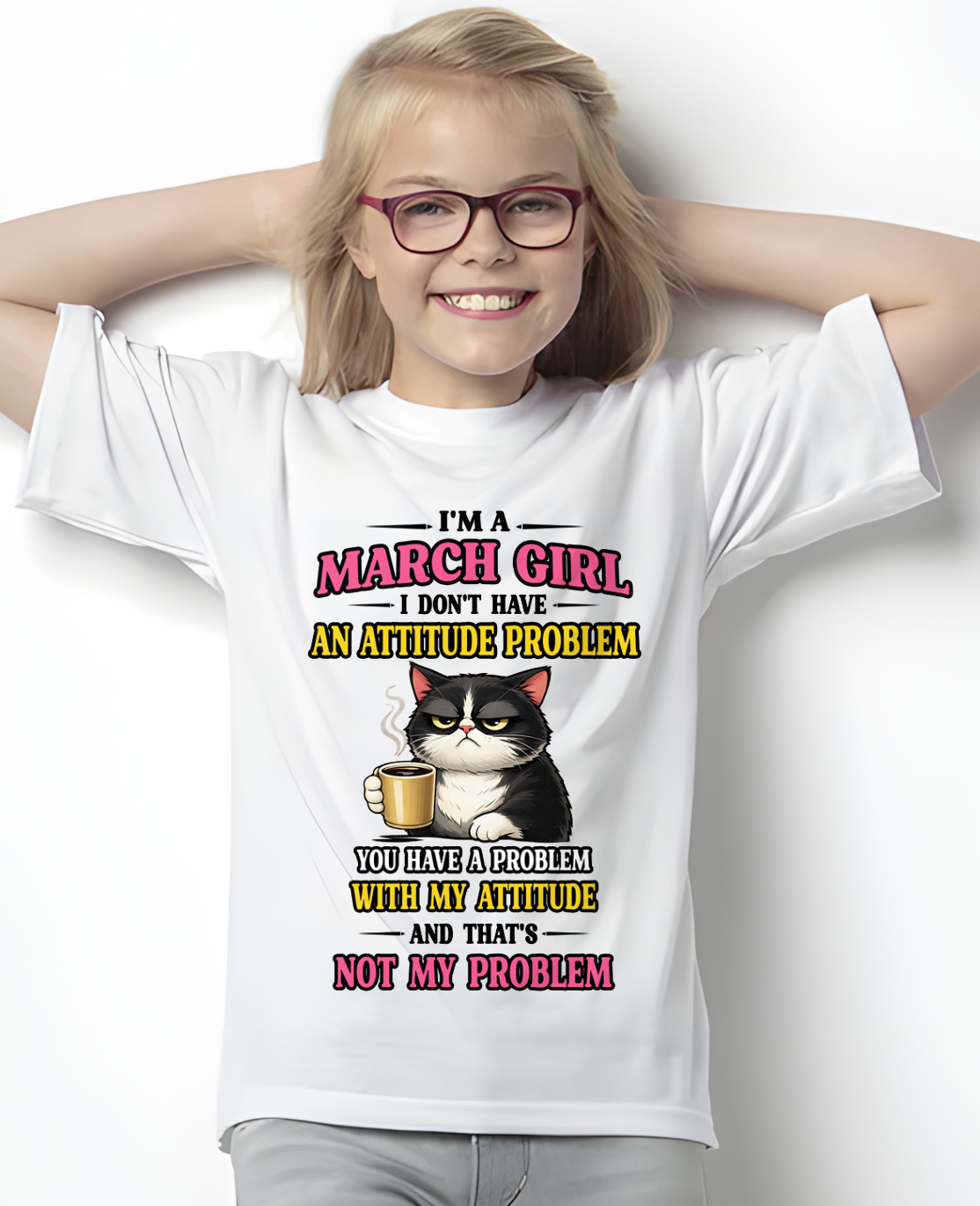 MARCH - AWESOME GIRL - PERFECT GIFT FOR YOURSELF - (SKU2604-59-03)