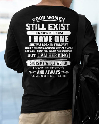 FEBRUARY - GOOD WOMEN STILL EXIST - PERFECT GIFT FROM WIFE, GIRLFRIEND - KATE02 (SKU12-306-02)