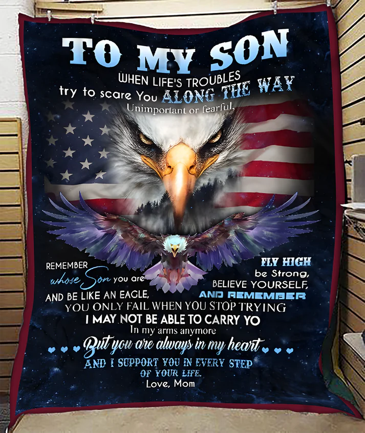 Special Gift For Your Son Blanket - From Mom