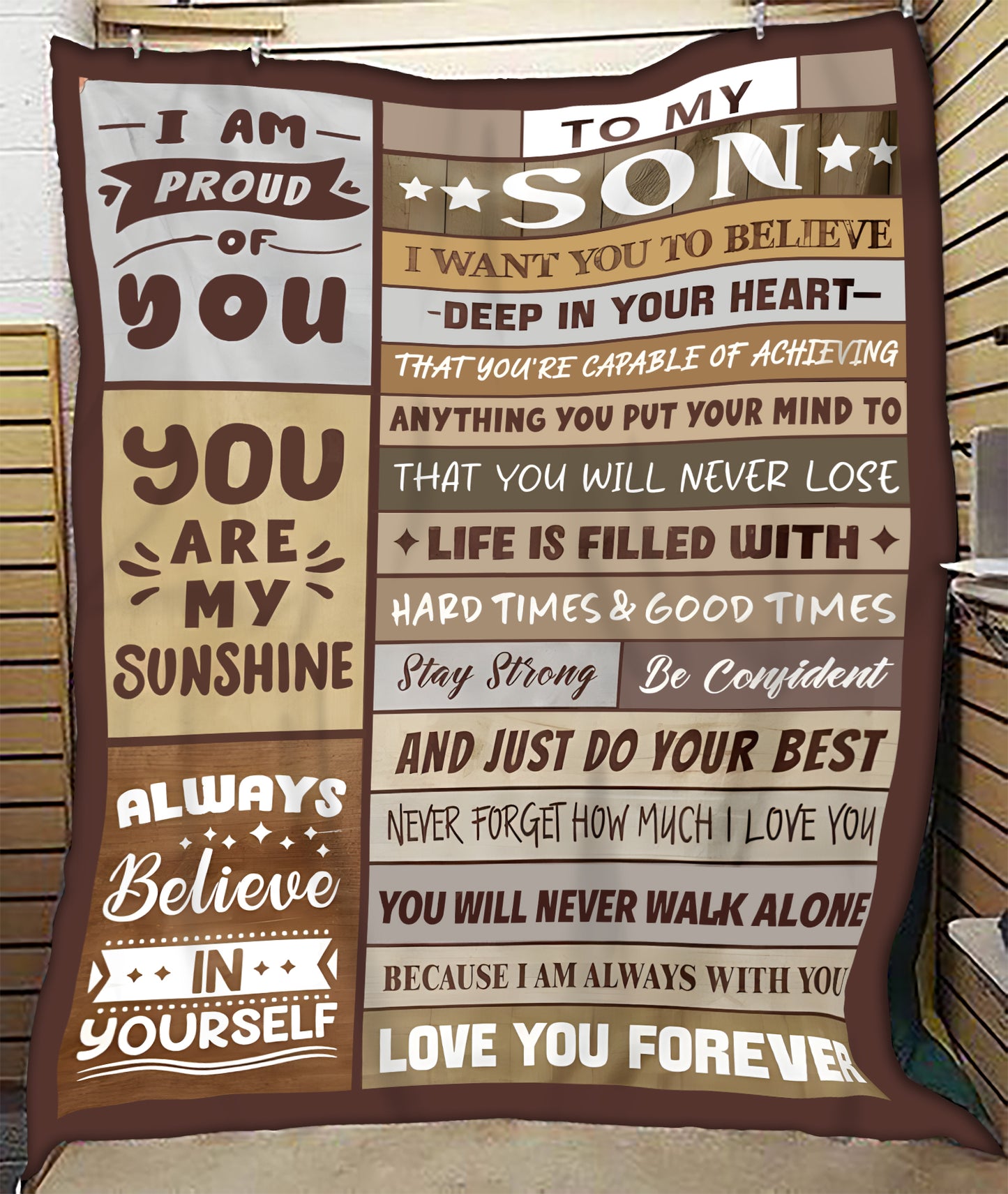 Special Gift For Your Son Blanket - From Mom (SKUB12-236)