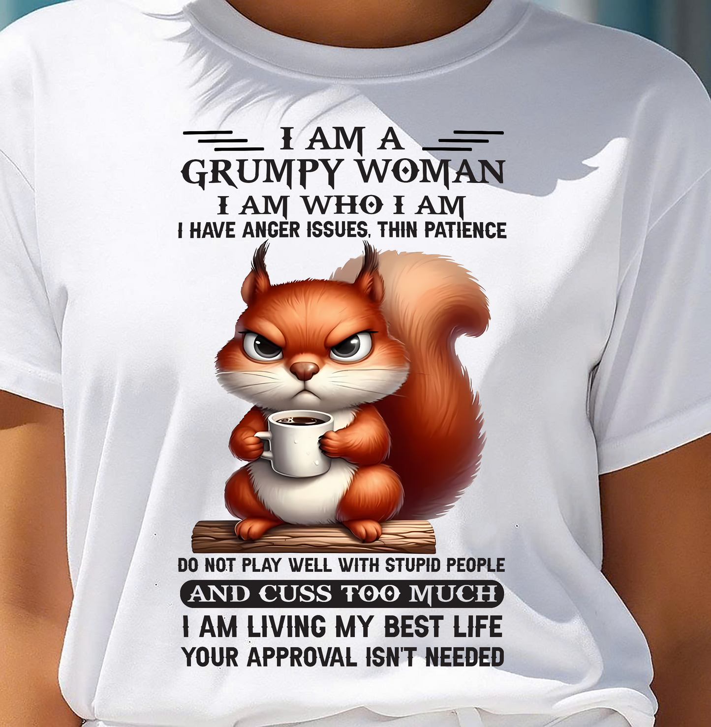 GRUPMY WOMAN - BIRTHDAY SHIRT FOR WOMEN - KATE00 (SKU09-07-00)