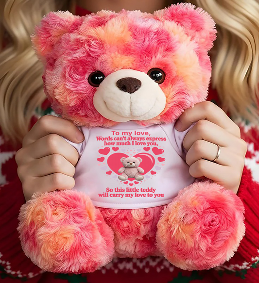 TO MY LOVE - TEDDY BEAR, PERFECT GIFT FOR YOUR SOULMATE - KATE00