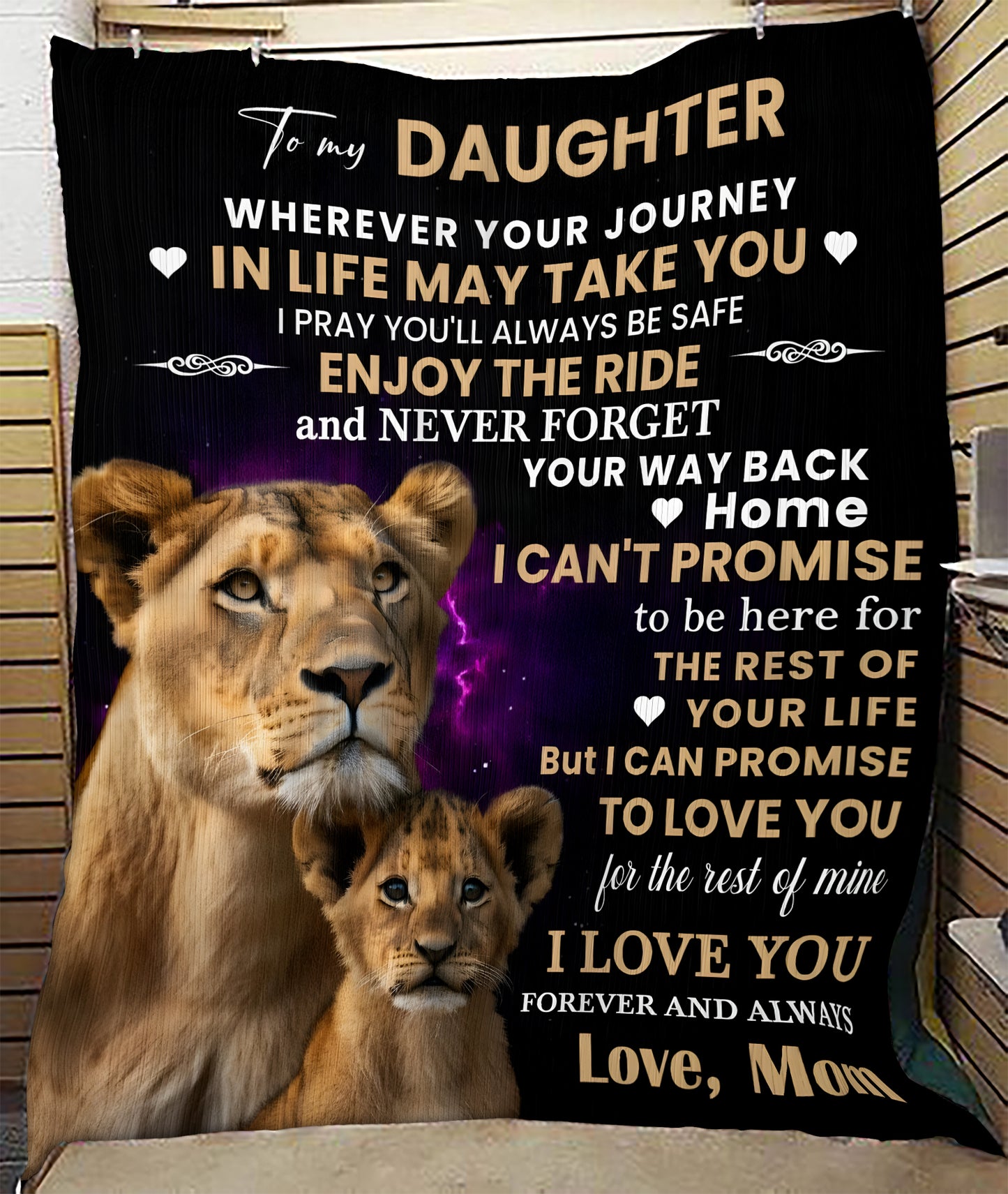Special Gift For Your Daughter Blanket - From Mom (SKUB12-237)