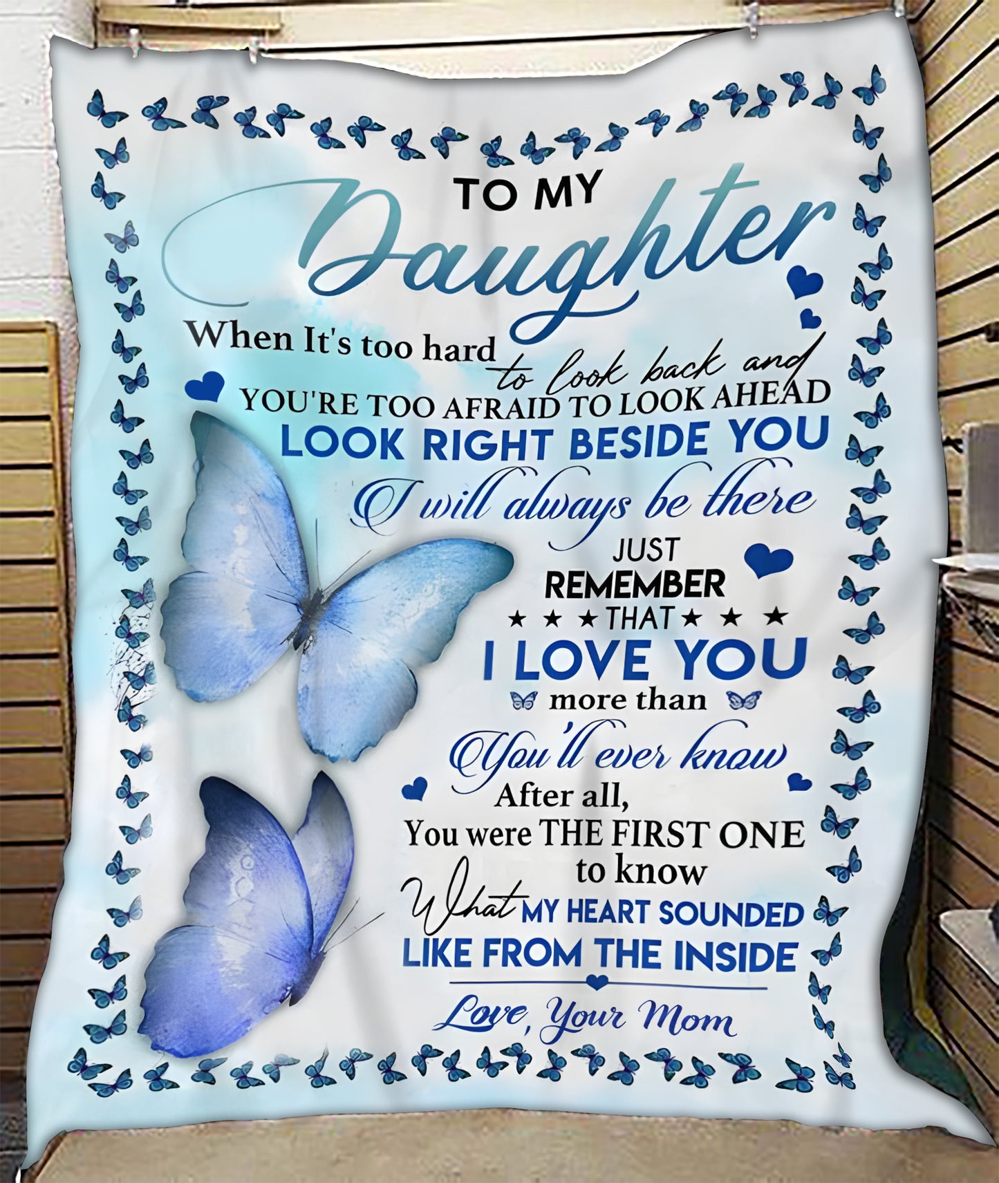 Special Gift For Your Daughter Blanket - From Mom (SKUB12-213)