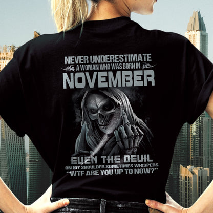 NOVEMBER - NEVER UNDERESTIUNDER A WOMAN - FMA (SKU09-13-11)