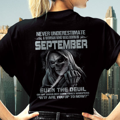 SEPTEMBER - NEVER UNDERESTIUNDER A WOMAN - FMA (SKU09-13-09)