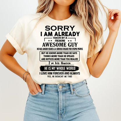 Awesome Guy - Perfect gift for your girlfriend or wife from husband - KATE00 (SKUT08-11-00)