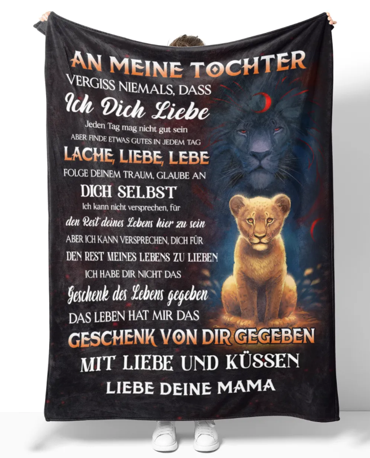 Besonderes Geschenk für deine Tochter – Decke von Mama