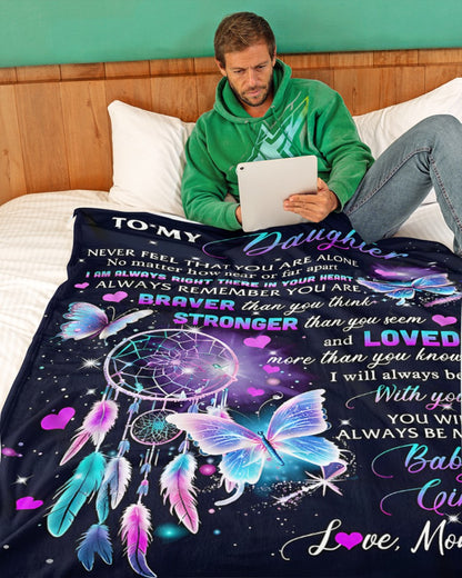 Special Gift For Your Daughter Blanket - From Mom (SKUB12-181)