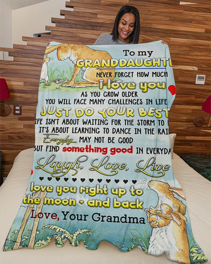 Special Gift For Your Granddaughter Blanket - From Grandma
