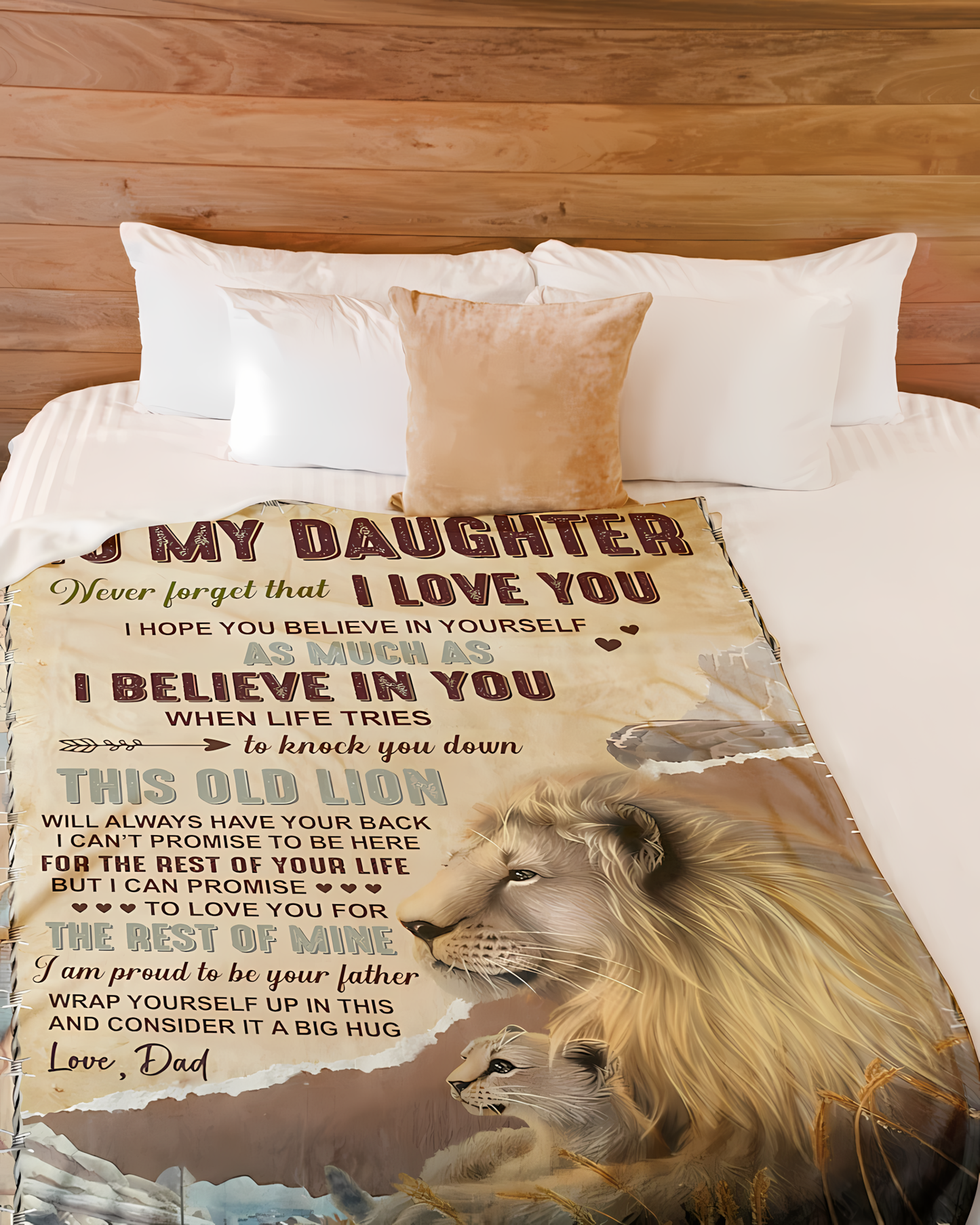 Special Gift For Your Daughter Blanket - From Dad