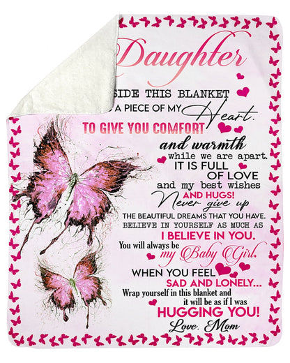 Special blanket for Daughter - From Mom blanket (SKUB06-101)