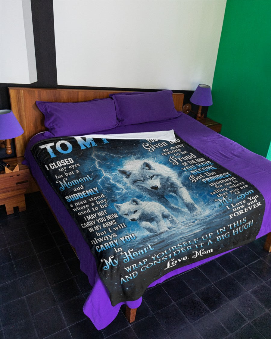 Special Gift For Your Son Blanket - From Mom (SKUB11-131)