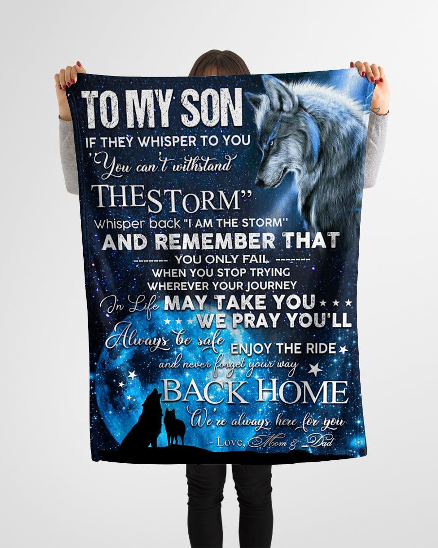 Special blanket for Son - From Dad blanket (SKUB06-95)