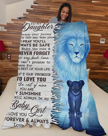 Special Gift For Your Daughter Blanket - From Dad