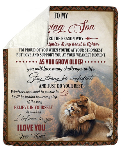 Special blanket for Son - From Dad blanket