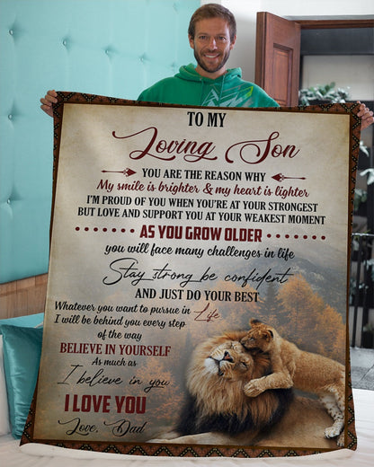 Special blanket for Son - From Dad blanket