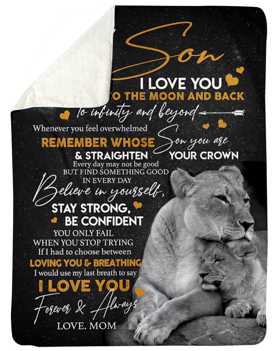 Special blanket for Son - From Mom blanket