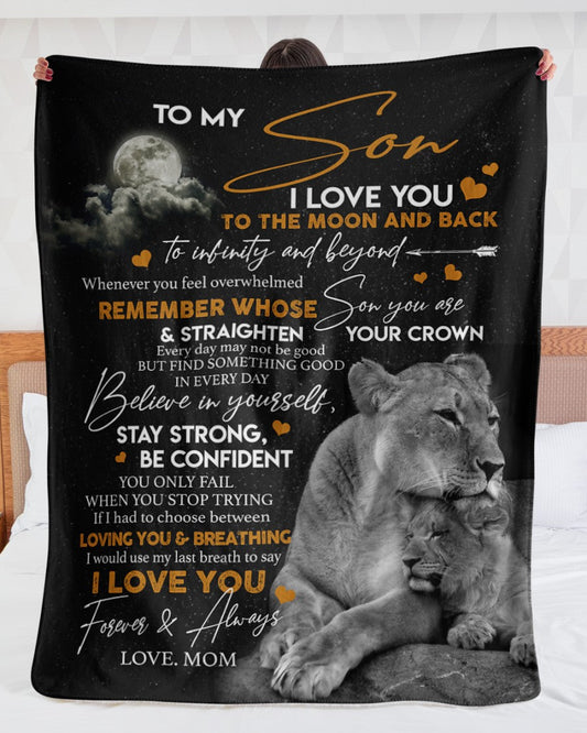 Special blanket for Son - From Mom blanket
