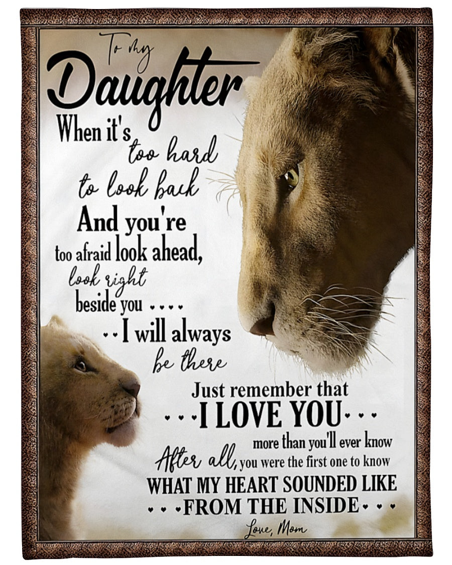 Special Gift For Your Daughter Blanket - From Mom (SKUB12-124)
