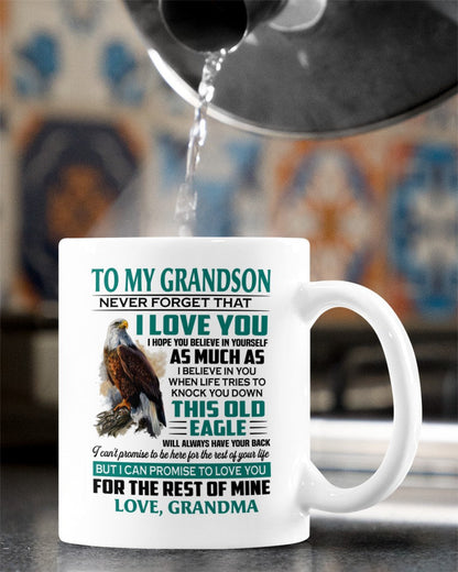 TO GRANDSON MUG 02 - GIFT FROM GRANDMA - NTTD00