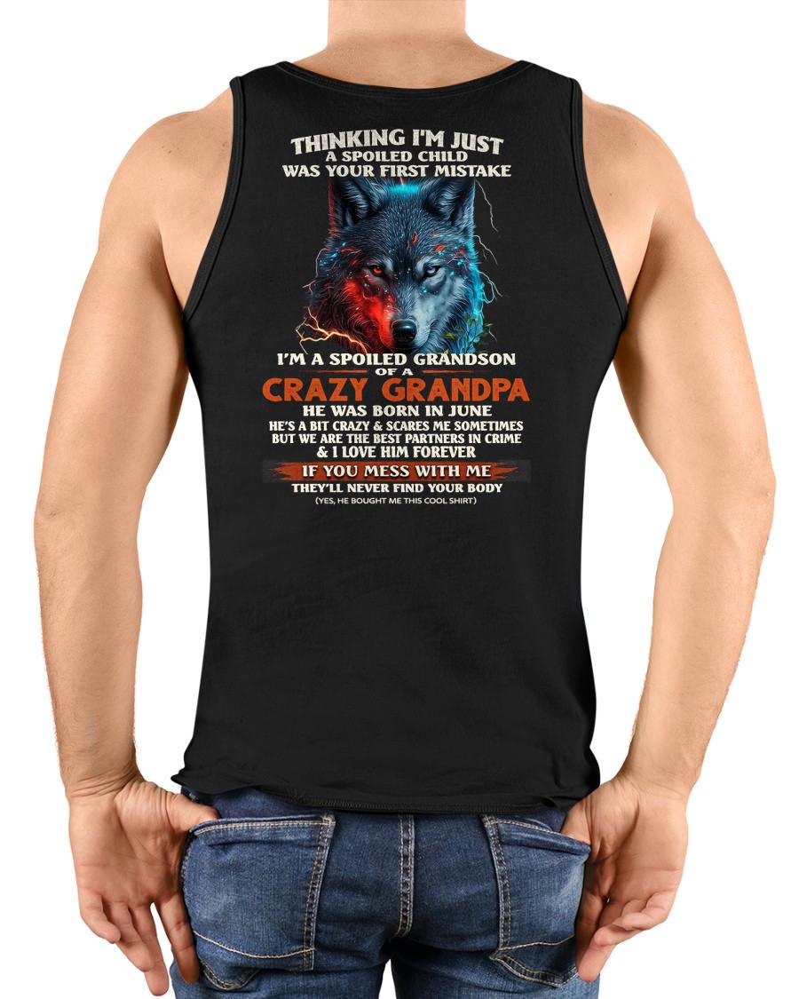 JUNE -  SPOILED GRANDSON - GIFT FROM GRANDPA - KATE06 (SKU26T-01-43-06)